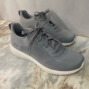 BOBS by Skechers SN 32504 Lace-Up Sneakers Womens Sz 10 US Gray Only Tried On